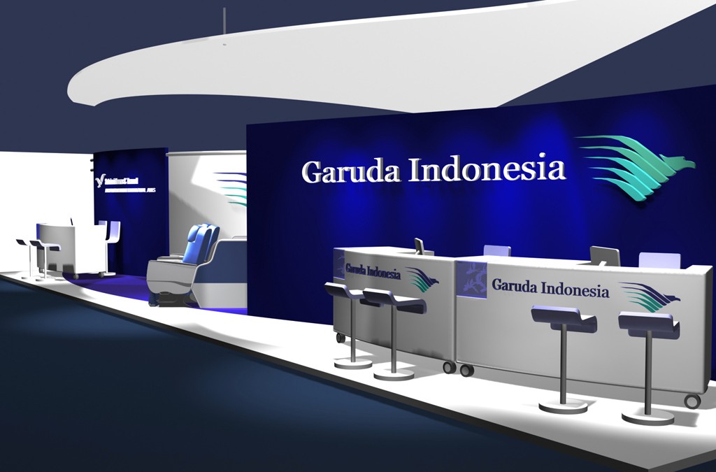Garuda Indonesia – Messestandkonzept
